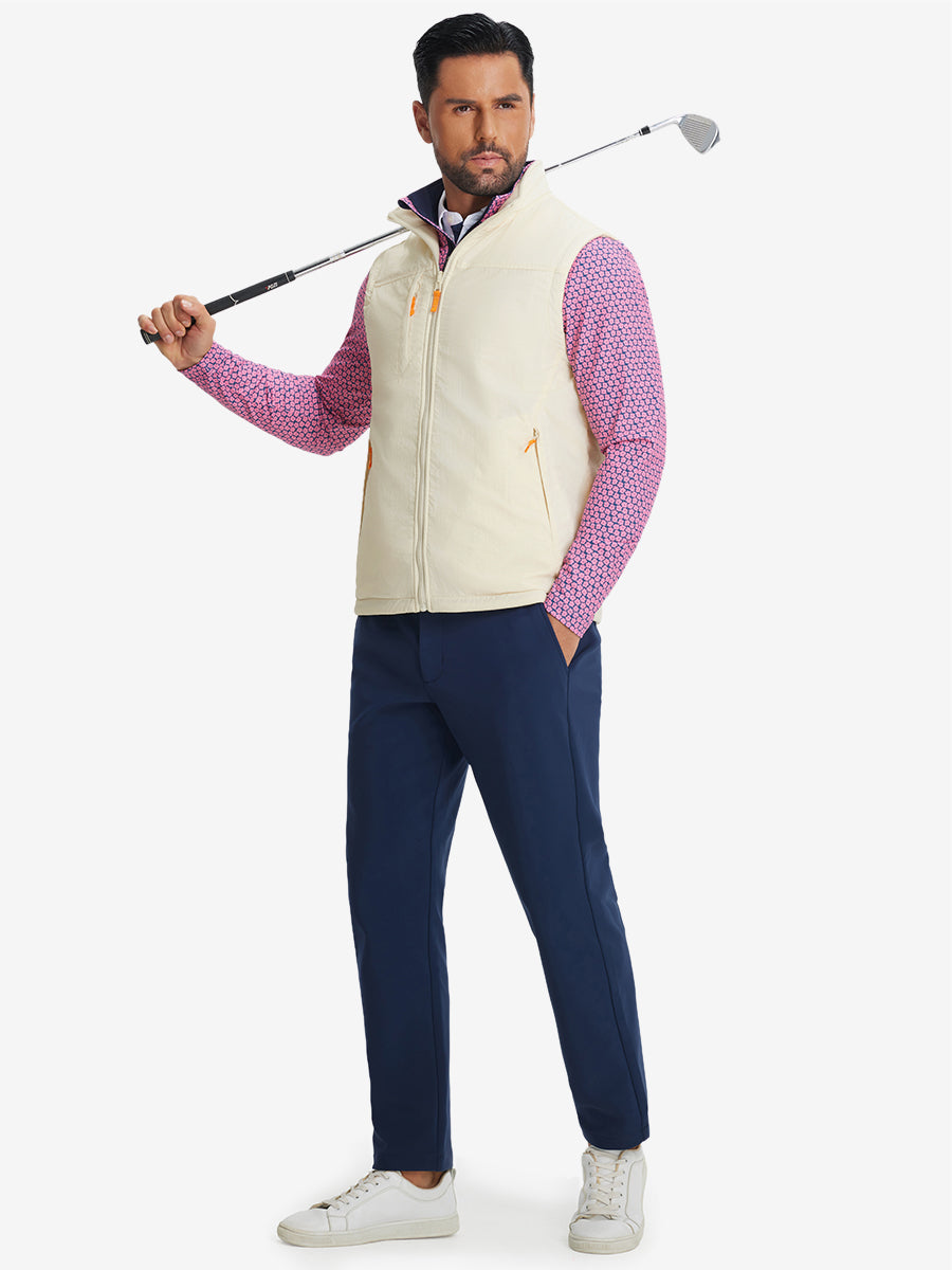 Windproof Fleece Reversible Golf Vest
