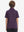 Back upper body view of youth performance golf polos, showing shape and smooth navy/red stripe finish