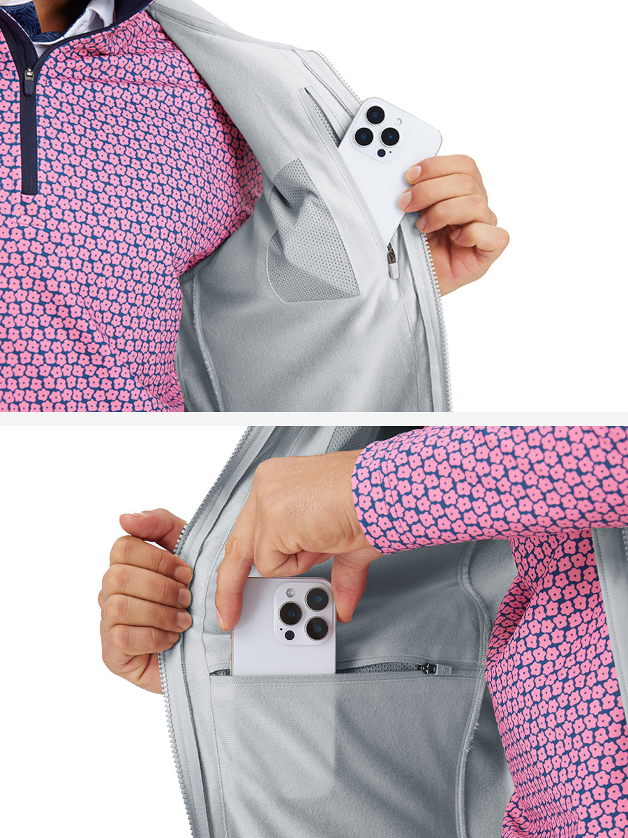 Sleeveless Softshell Fleece Outdoor Vests with 6 Pockets