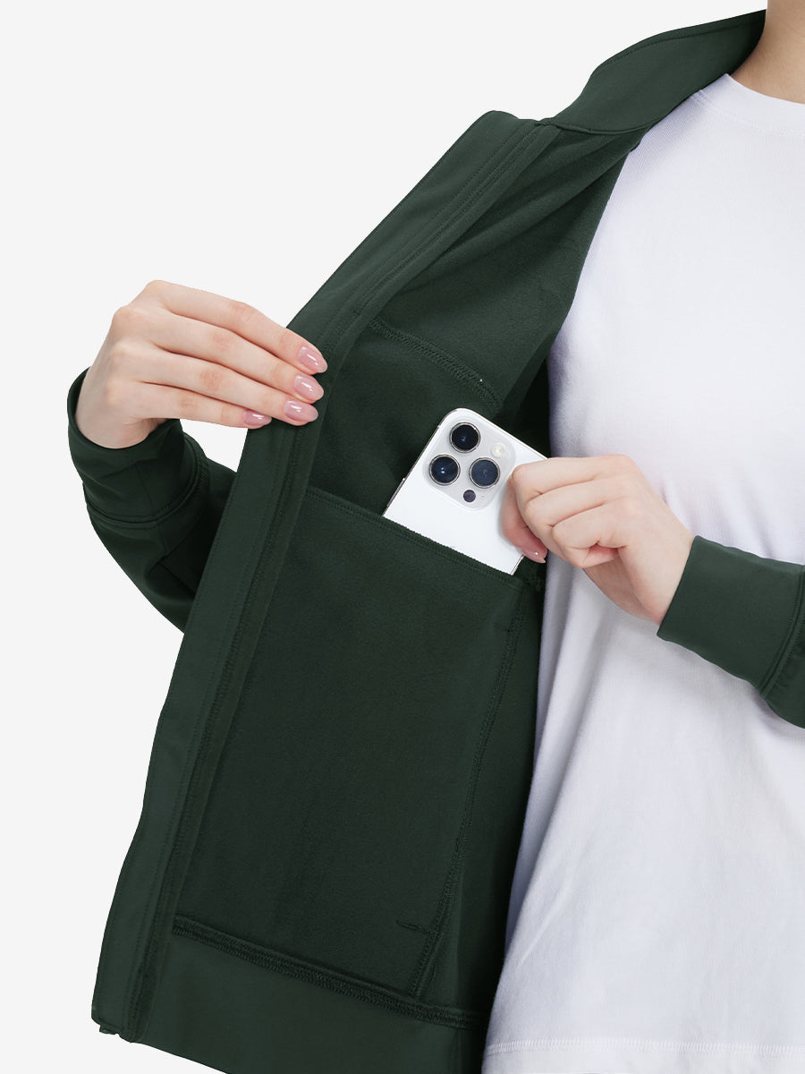 Women's Water-Resistant Stretch Fleece Lined Jacket