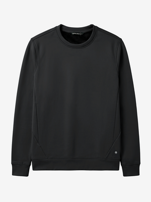 Ultra-Comfort Velour Lining Crew-Neck Sweatshirts