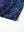 Detailed close-up of side hem slit on NAVY COLORFUL FLOWER Performance Print Boys Golf Polo for comfort