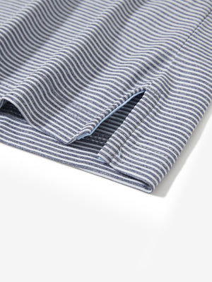 Comfy Breathable Pin-Stripe Golf Polos