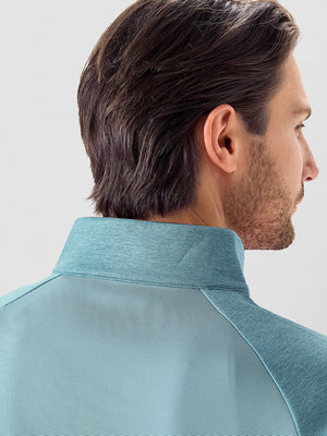 Colorblock Stripe Raglan Quarter Zip