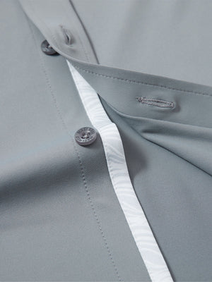 Cool Print Plain Button Up Shirts