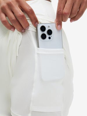 Women's High Waist 2 in 1 Quick Dry Shorts with 7 Pockets