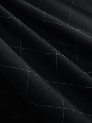 Performance Reflective Checked Collar Golf Shirt