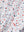 Macro view of the white polka dots 4 way stretch print collared polo shirt fabric, showcasing the unique print design