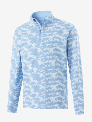 Youth Print Midlayer Q-Zip Pullover Sweatshirts