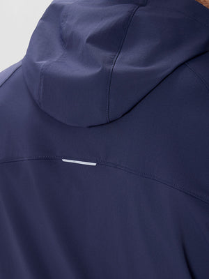 Nylon Blend Water Resistant Windbreaker Jacket