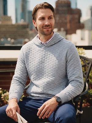 Pure Cotton Sweater Knit Hoodies