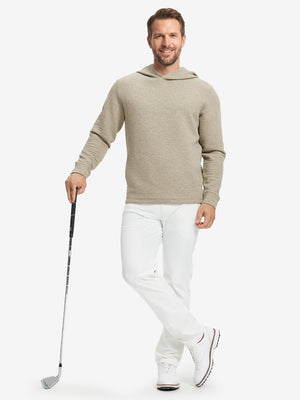 Texture Heather Cozy Hoodies Pullover