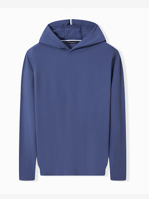 Vertical Stripes Ribbed Knit Hoodies Sweatshirt