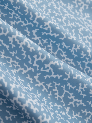 Stylish Full Print Contrast Collared Golf Polo Shirts