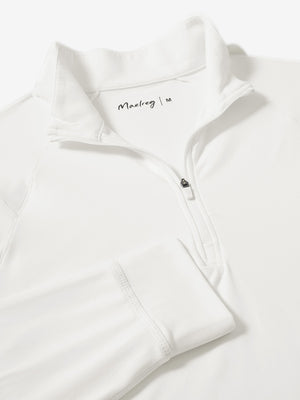 4 Way Stretch Nylon Brushed Quarter Zip Sweatshirts
