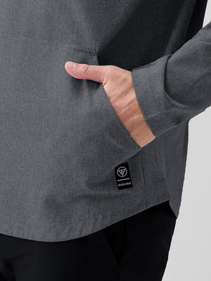 Water Resistant 1/4 Zip Hooded Pullover