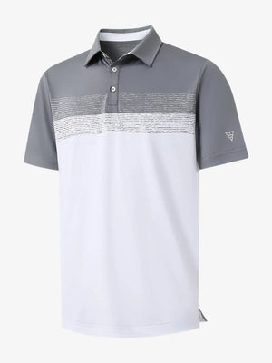 3D render showcasing WHITE fabric and texture of Premium Performance Polo