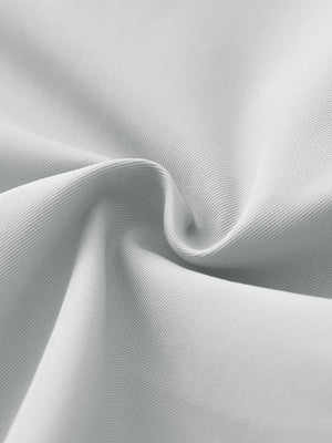 Close-up of fabric on water resistant versatile 8 pockets shorts, showing texture and finish in glacier grey.